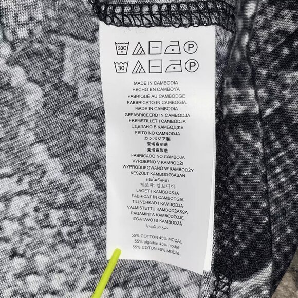 Michael Kors Womens XS Hooded Python Snake Print Mini Dress Black Gray NWT - Picture 3 of 8